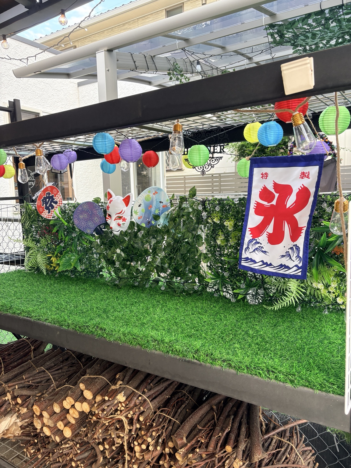 夏祭りをテーマにしたフォトスポット